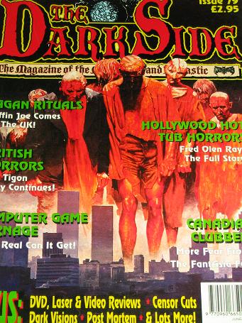 The DARK SIDE magazine, Number 79 issue for sale. HORROR. Original gifts from Tilleys, Chesterfield,