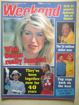 Tilleys Vintage Magazines : WEEKEND Magazine, November 24 1987 Issue ...