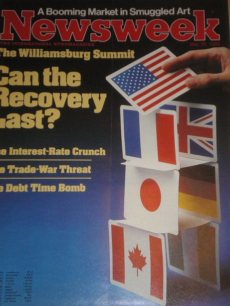 NEWSWEEK magazine, May 30 1983 issue for sale. Original US publication from Tilley, Chesterfield, De