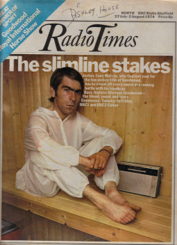 RADIO TIMES 27 JULY-2 AUG 1974 JOCKEY TONY MURRAY SPORT CLASSIC BRITISH TV LISTINGS MAGAZINE