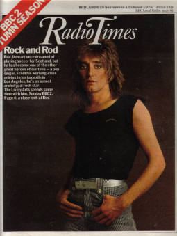 RADIO TIMES 25 SEP TO 1 OCT 1976 ROD STEWART CHILD STARS