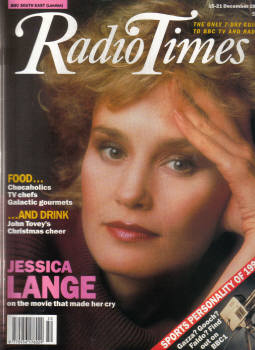 RADIO TIMES DEC 15 TO 21 1990 JESSICA LANGE HENSON COLLINS PECK 