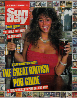 MARIA WHITTAKER SUNDAY COVER 1988 PUB GUIDE CHARLES