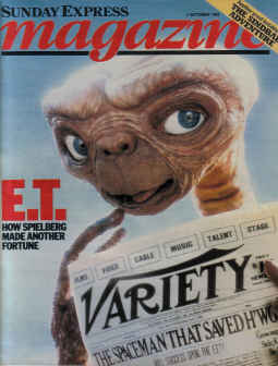 Tilleys Vintage Magazines : SUNDAY EXPRESS MAG OCT 3 1982 ET SPIELBERG ...