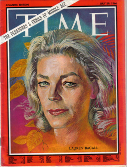 LAUREN BACALL COVER TIME MAGAZINE JULY 29 1966 ORIGINAL VINTAGE PUBLICATION FOR SALE