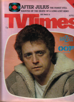 TV TIMES AP 14-20 1979 BURGESS HAZELL 007 VINTAGE TV LISTINGS MAGAZINE