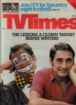 TV TIMES MAG AUG 9 to 15 1980 BERNIE WINTERS LEYTO