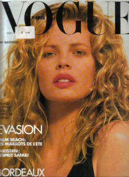 PARIS VOGUE MAY 1987 KIM BASINGER VINTAGE FASHION MAGAZINE 676